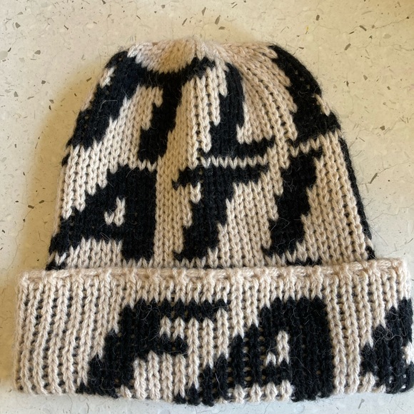 Wool knit winter beanie - Picture 2 of 3